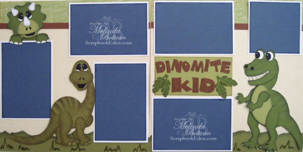 Dino Mite Kids Layout