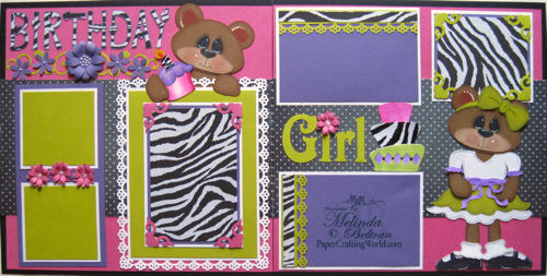 Birthday Girl Layout