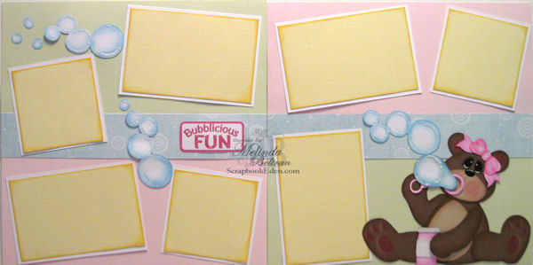 Bubblicious Fun Girl Layout