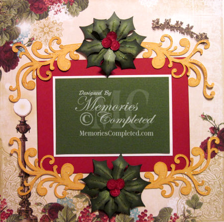 Christmas Holly and Flourishes