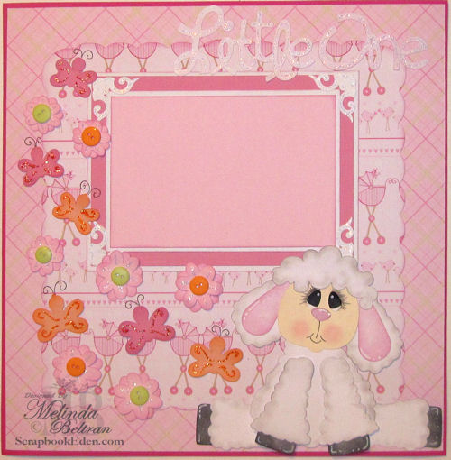 Little One Lamb Paper Piecing