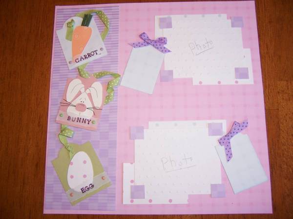 Easter...one page layout