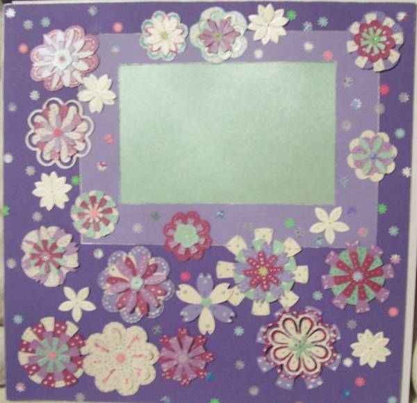 Flower Power Scrapbook Page