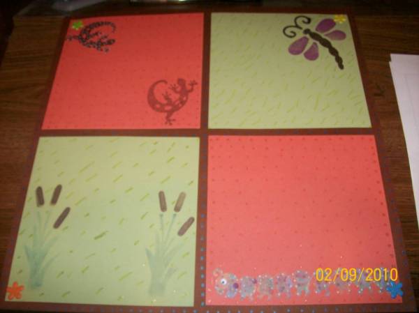 Wild Life Scrapbook Page