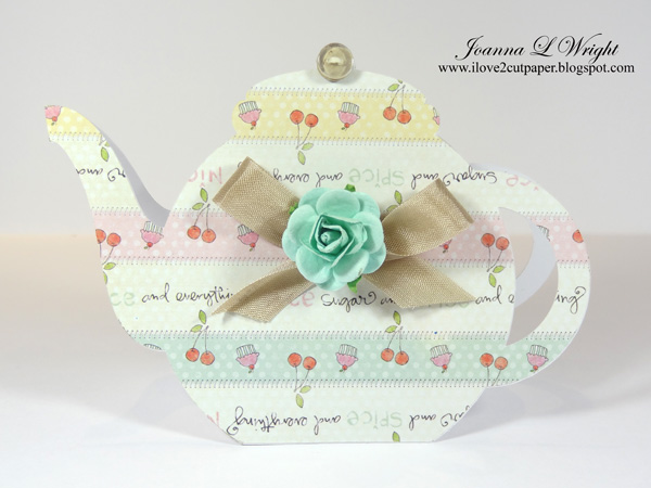 Teapot Shaped Card