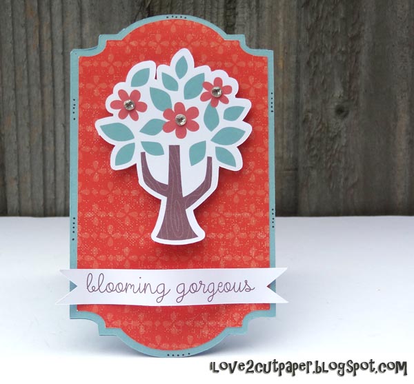 Blooming Gorgeous Card - Print and Cut