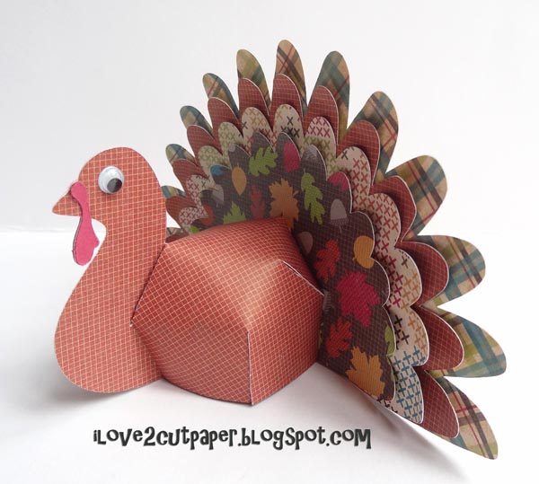 3D Turkey for Thanksgiving