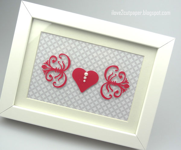 Valentine Flourish Decorative Frame