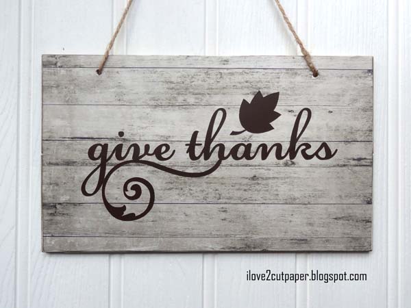 Give Thanks - Wall Hanging