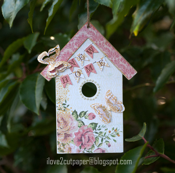 Wooden Birdhouse Ornament