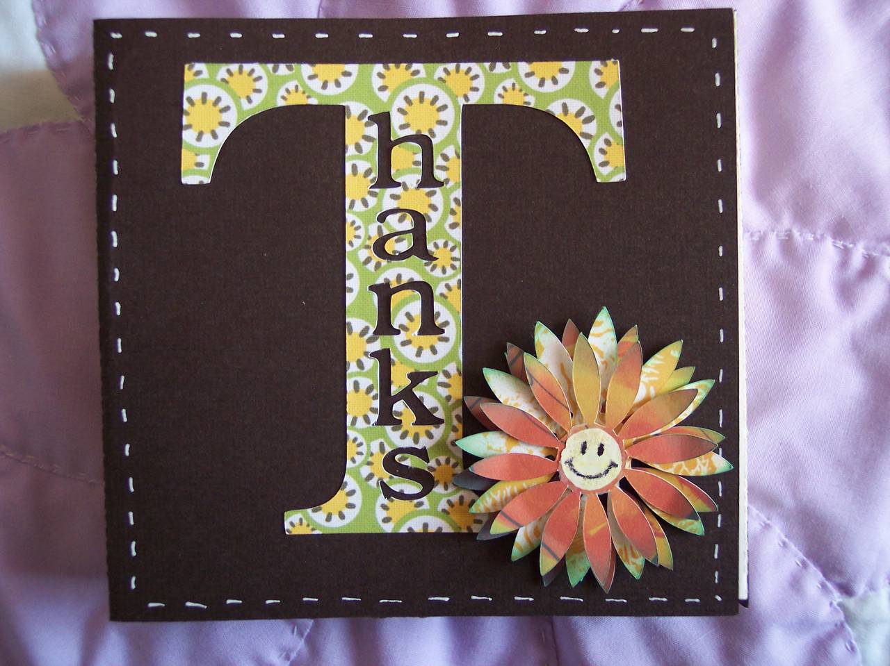Thank you card