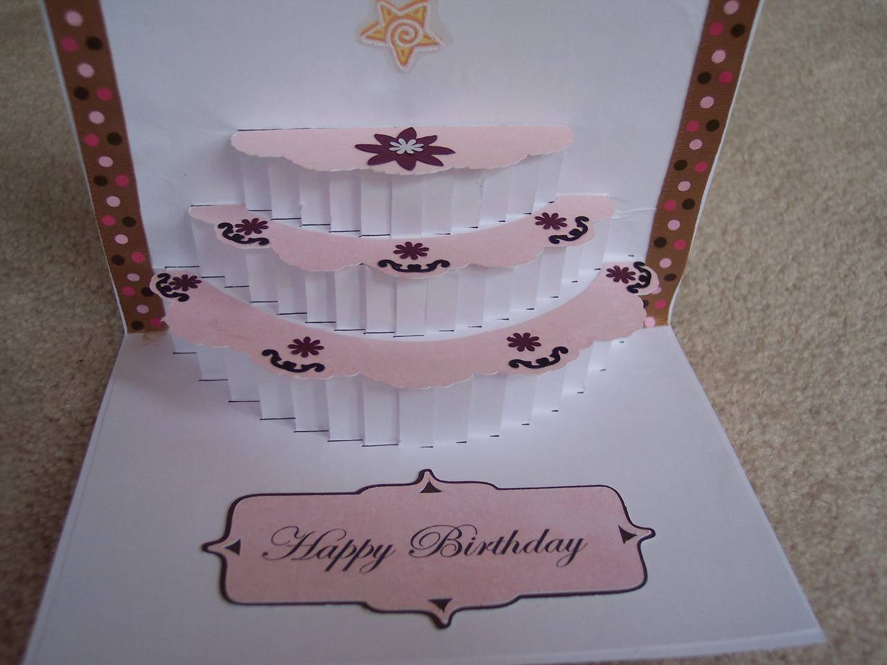 pop up insert for card