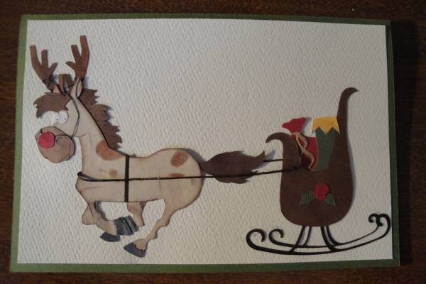 Rudolph Christmas card