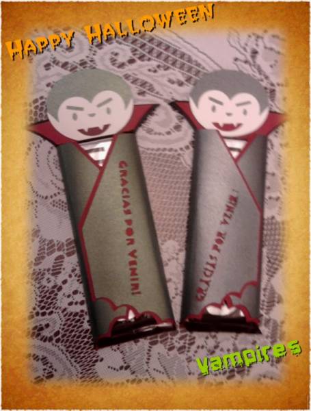 Dracula Candy Bar Wrapper