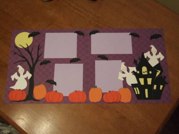 Halloween layout