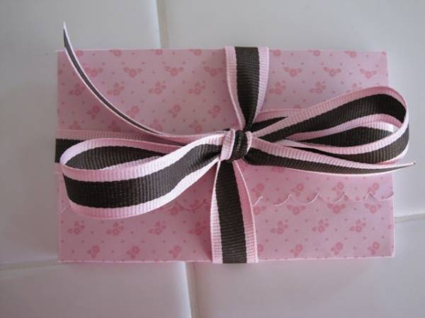 Gift Card Holder Envelope