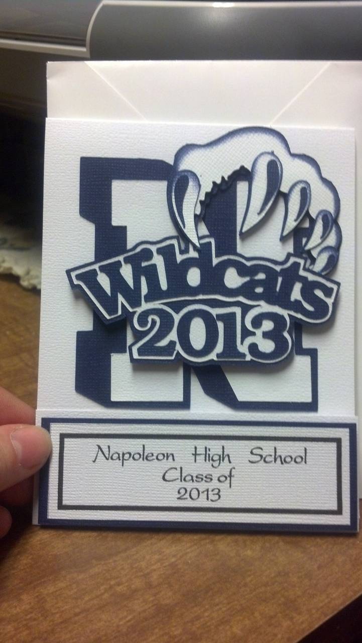 My sons graduation invites