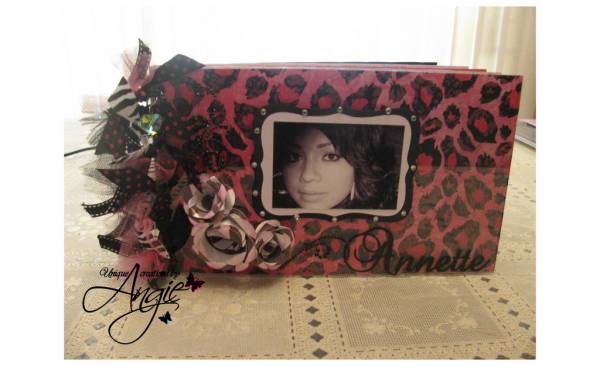 Leopard &amp;zebra scrapbook
