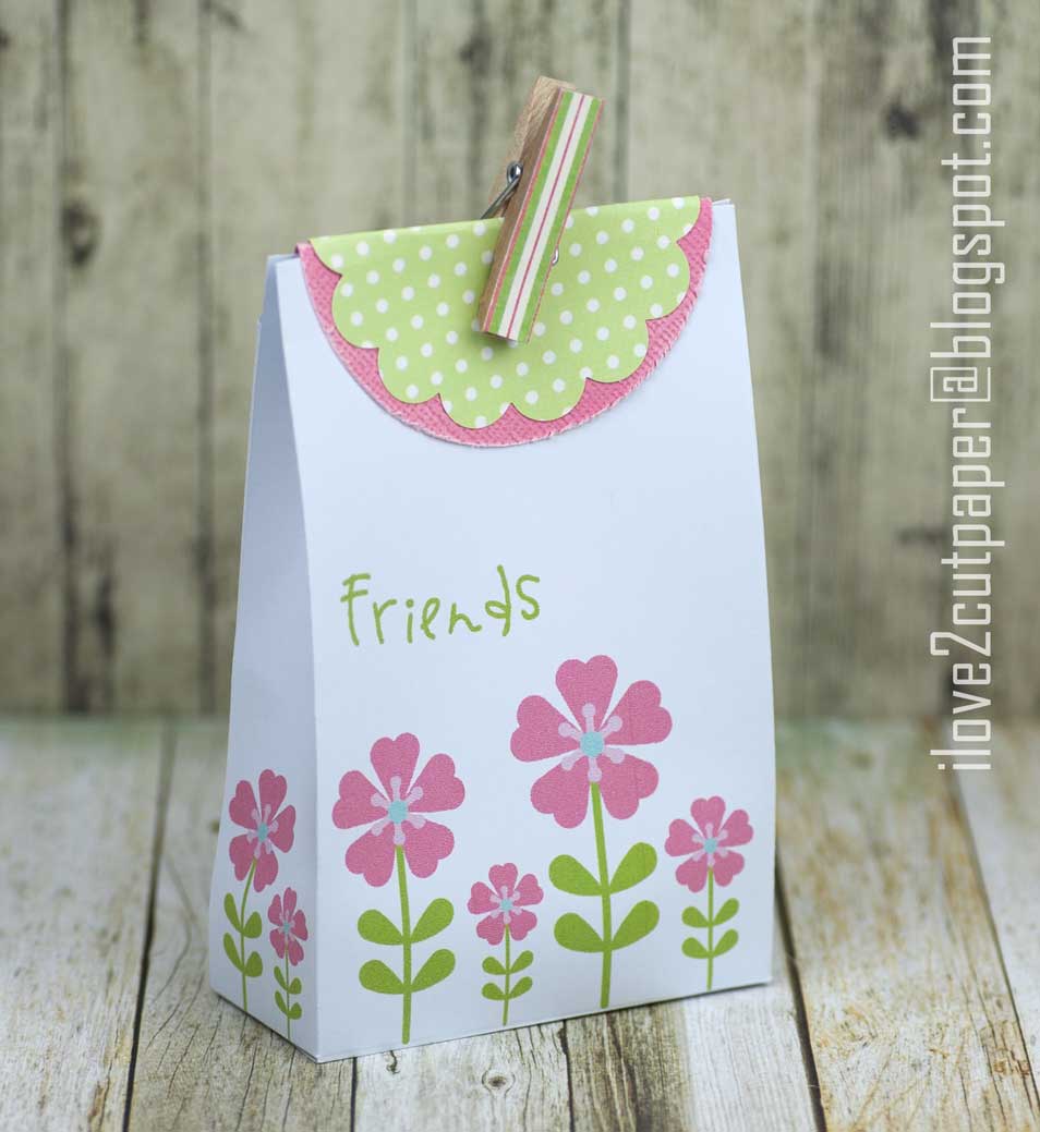 Funky Flowers Gift Bag