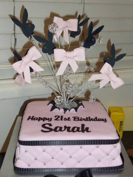 Sarah's 21st birthday cake