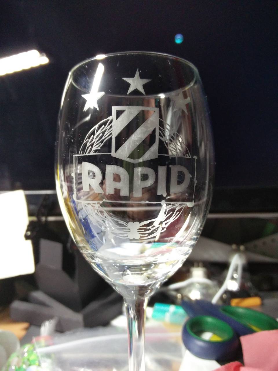 First Glass Etching