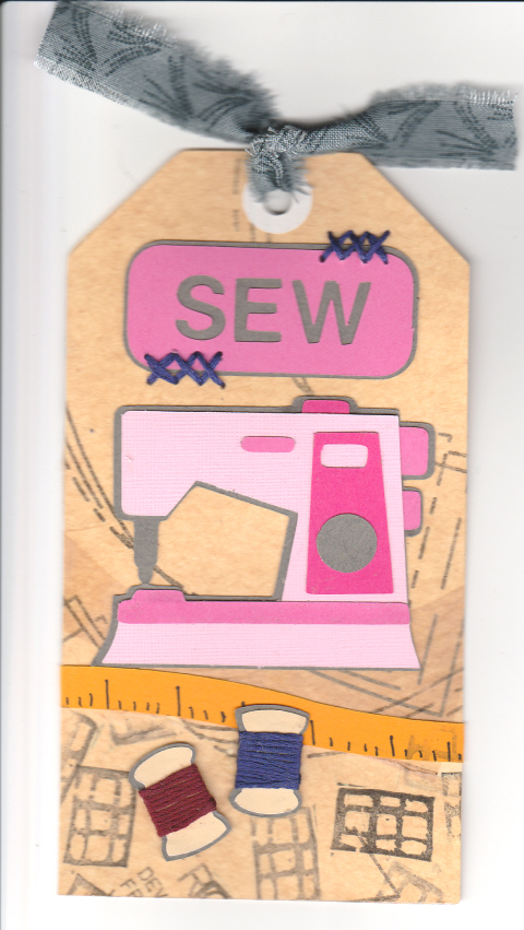 Sewing Machine tag