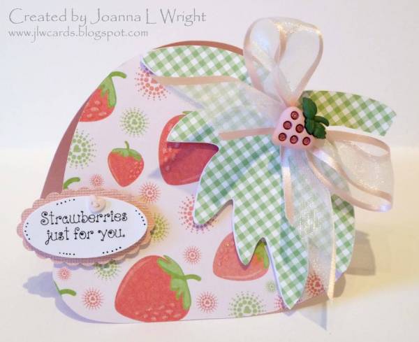 Strawberry Shaped Card