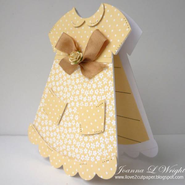 Dress Shaped Card