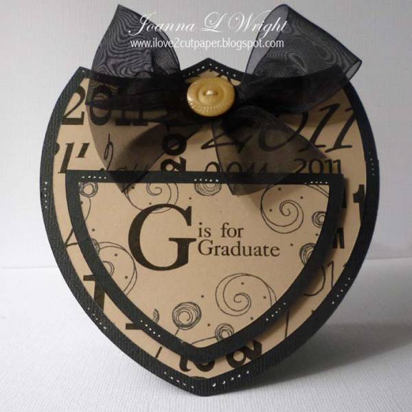 Graduate Shaped Card