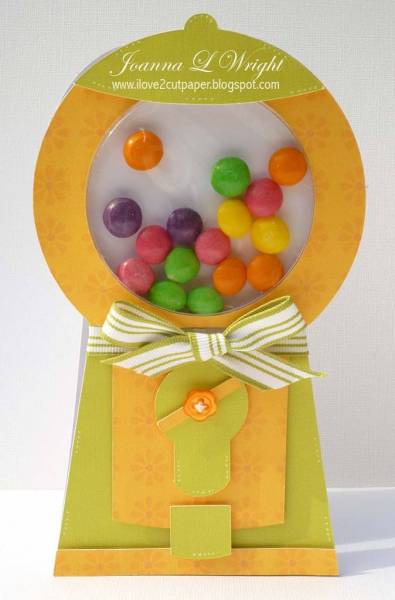 Gumball Shaped Card
