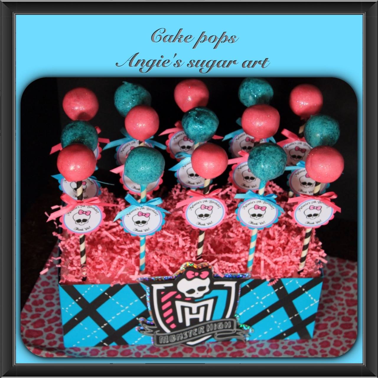 Cake pops with cake pop stand