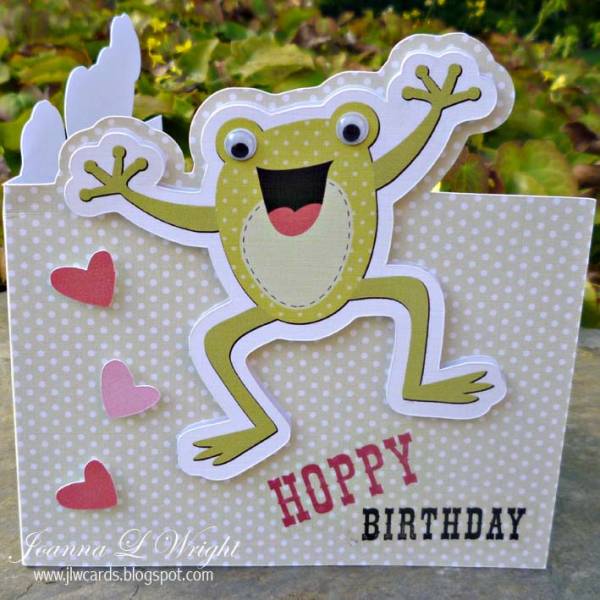 Shaped Frog Card