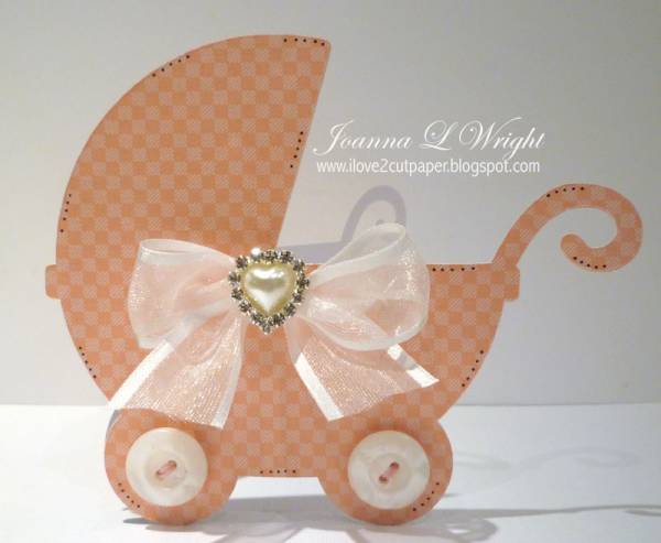 Baby Buggy Shaped Card