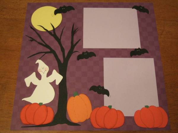 Halloween layout