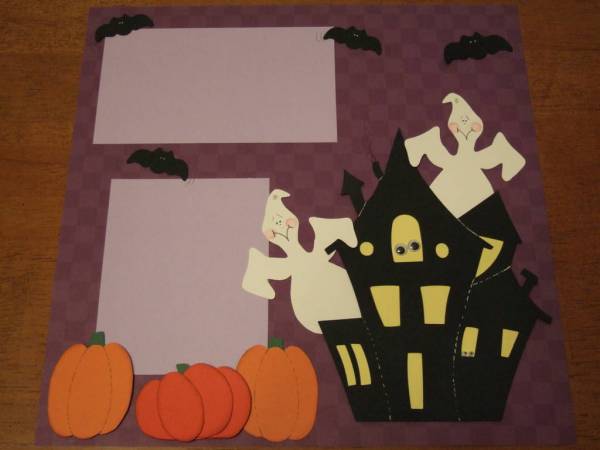 Halloween layout