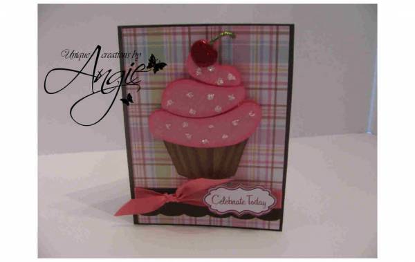 cupcake bday card