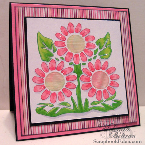 Flower Medallion Card