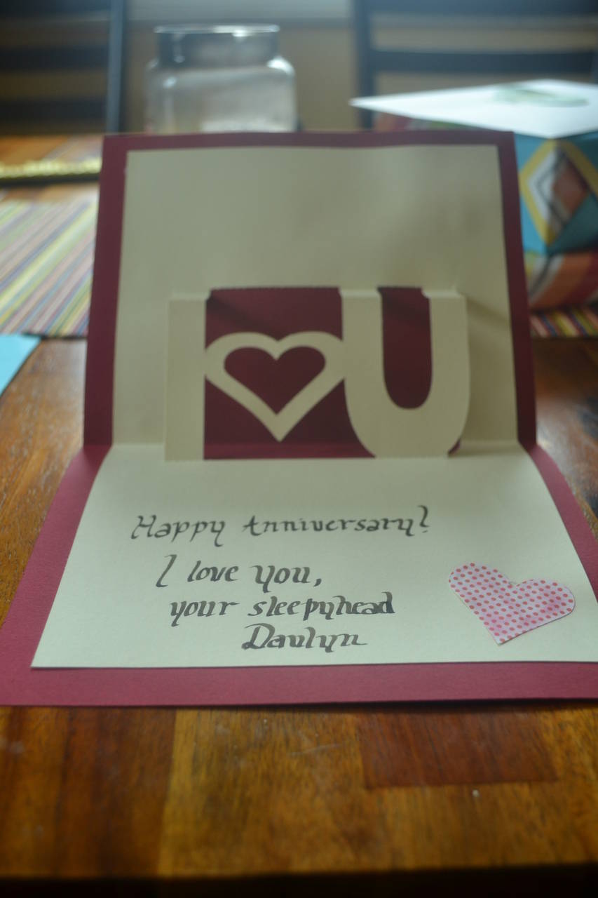 Anniversary Card Inside