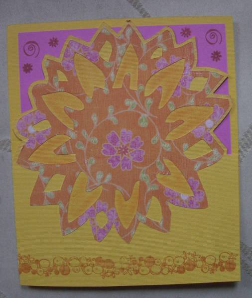 Flower Cut Away Card-front