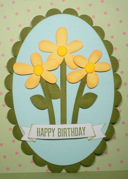 Happy Birthday Shaped Card