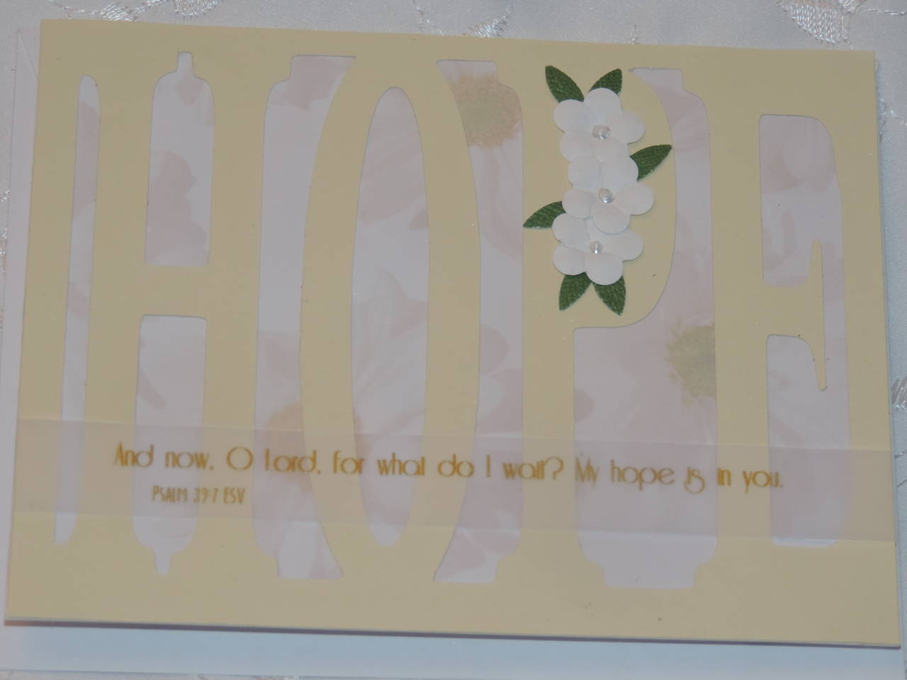 Hope Word Card Front