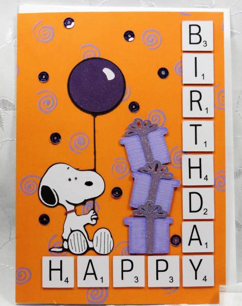 Snoopy Happy Birthday with Balloon