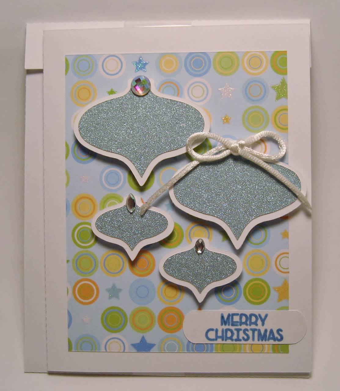 Hanging Ornaments Xmas Card