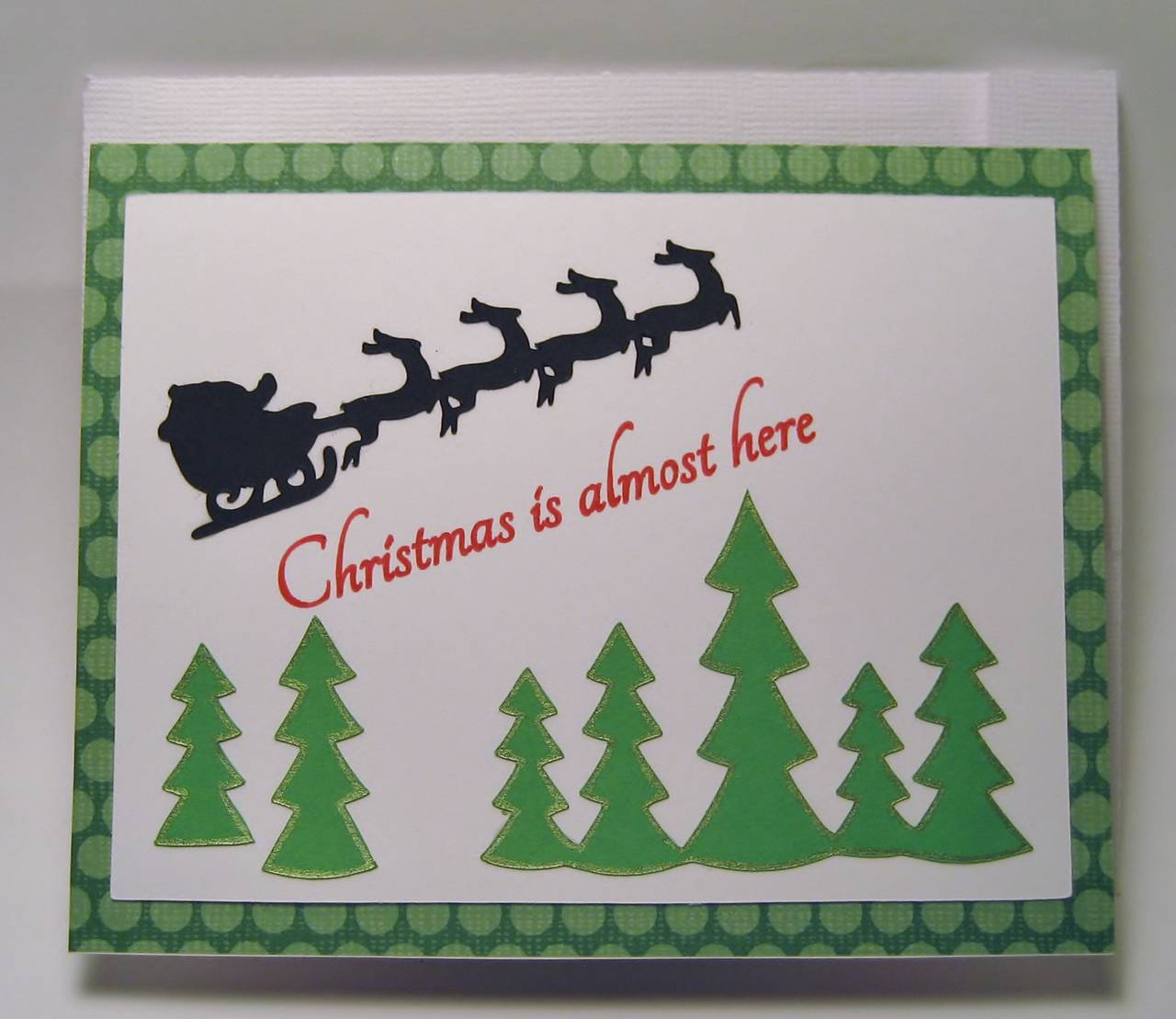 Pop Up Christmas Card - Santa