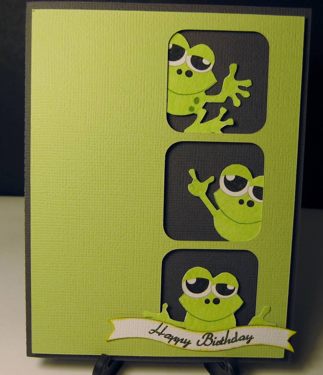 Frog Birthday Card