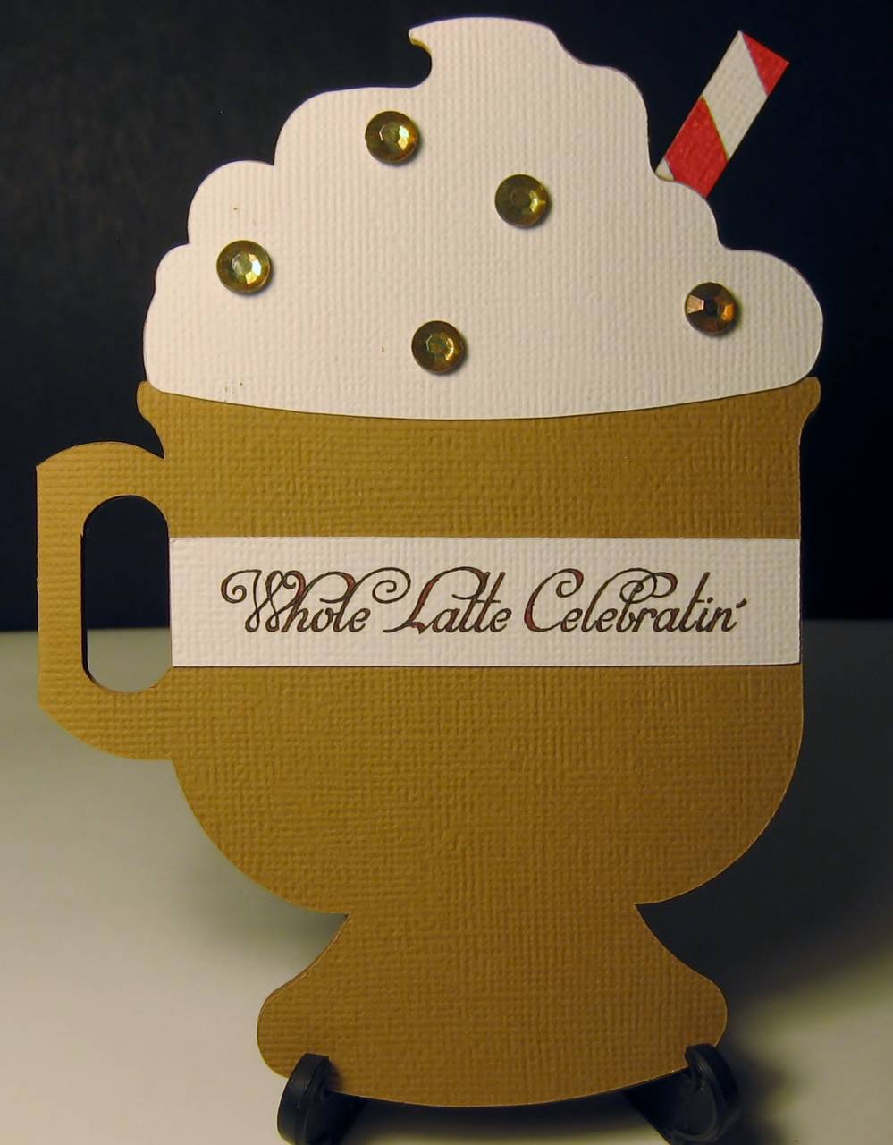 Latte Birthday Card