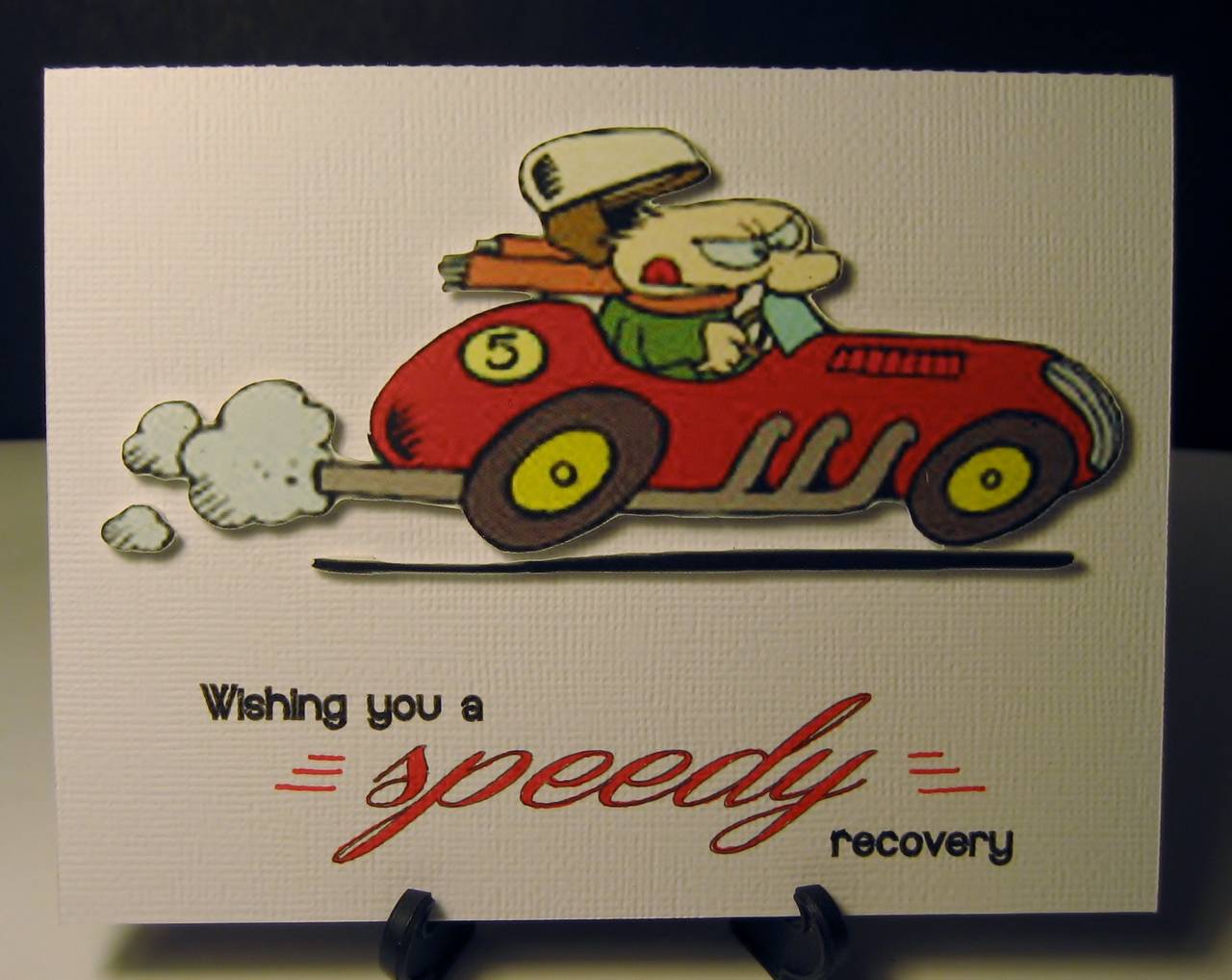 Speedy Get Well Card