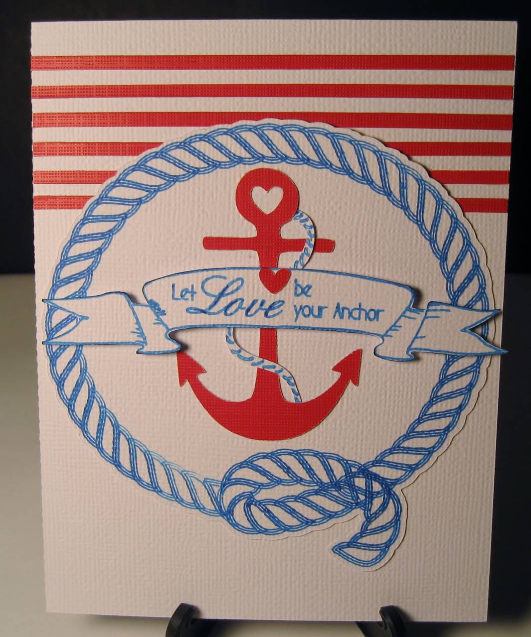 Anchor Anniversary Card