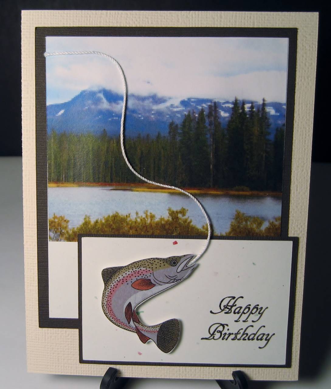 Trout Birthday card