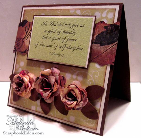 2 Timothy Rose Card